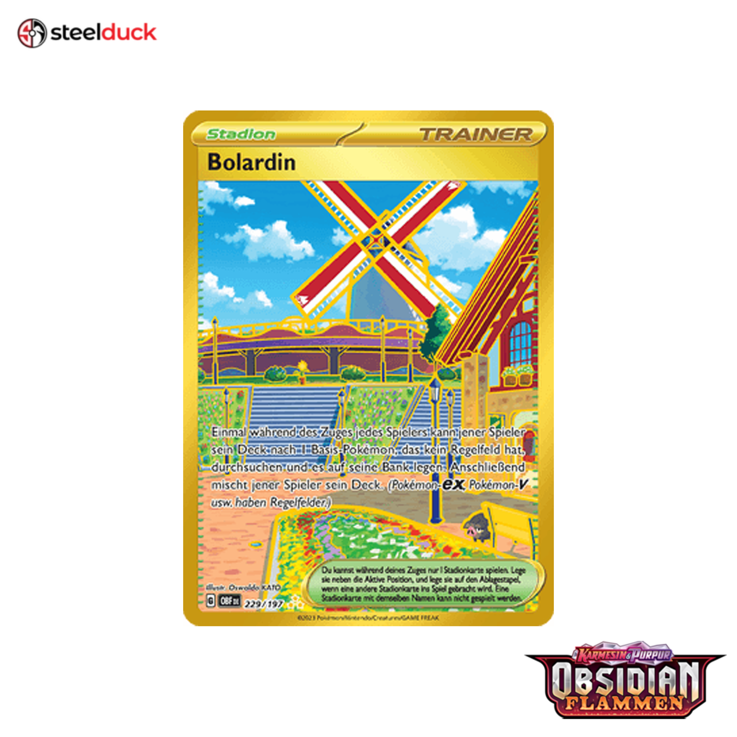 Bolardin (229/197) Obsidianflammen - Secret Rare