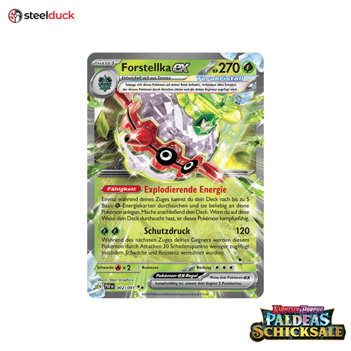 Forstellka ex (002/091) Paldeas Schicksale - Double Rare