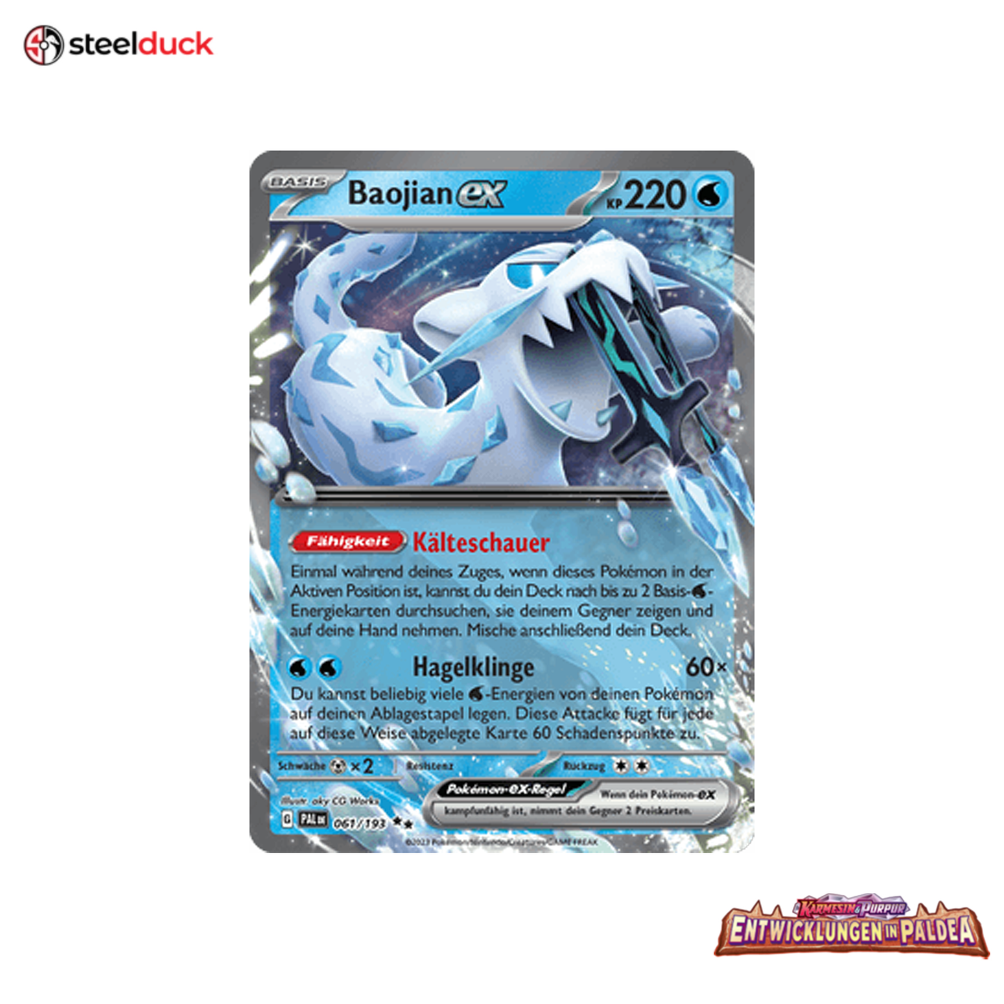Baojian ex (061/193) Entwicklungen in Paldea - Double Rare