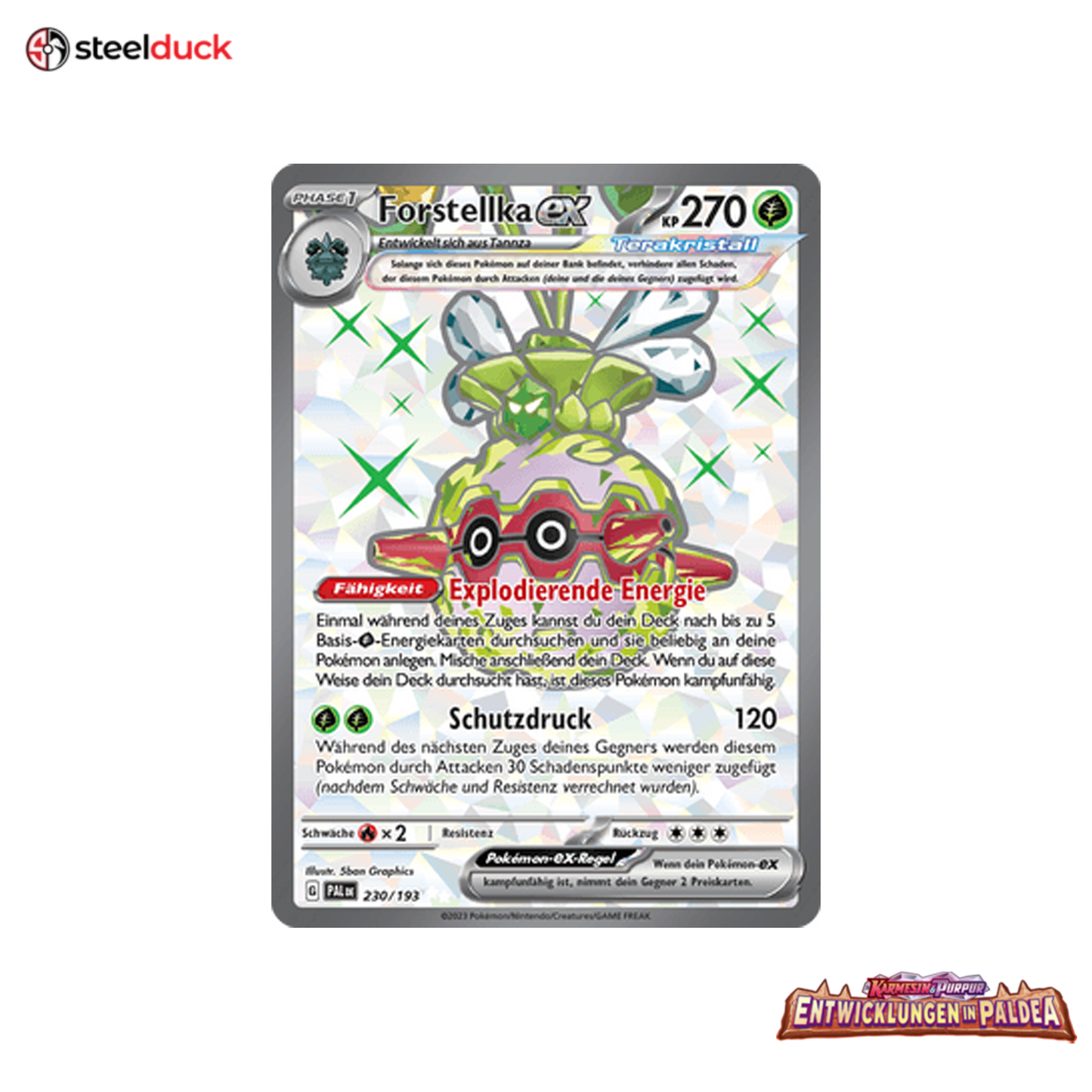 Forstellka ex (230/193) Entwicklungen in Paldea - Ultra Rare