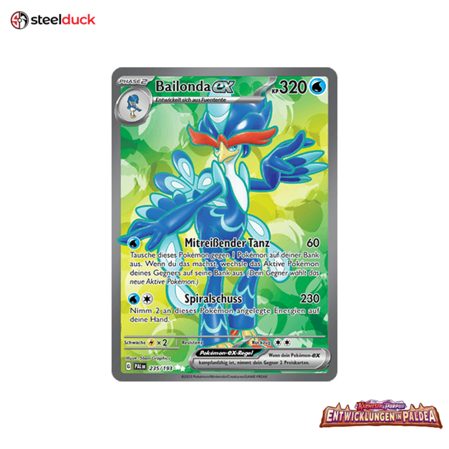 Bailonda ex (235/193) Entwicklungen in Paldea - Ultra Rare