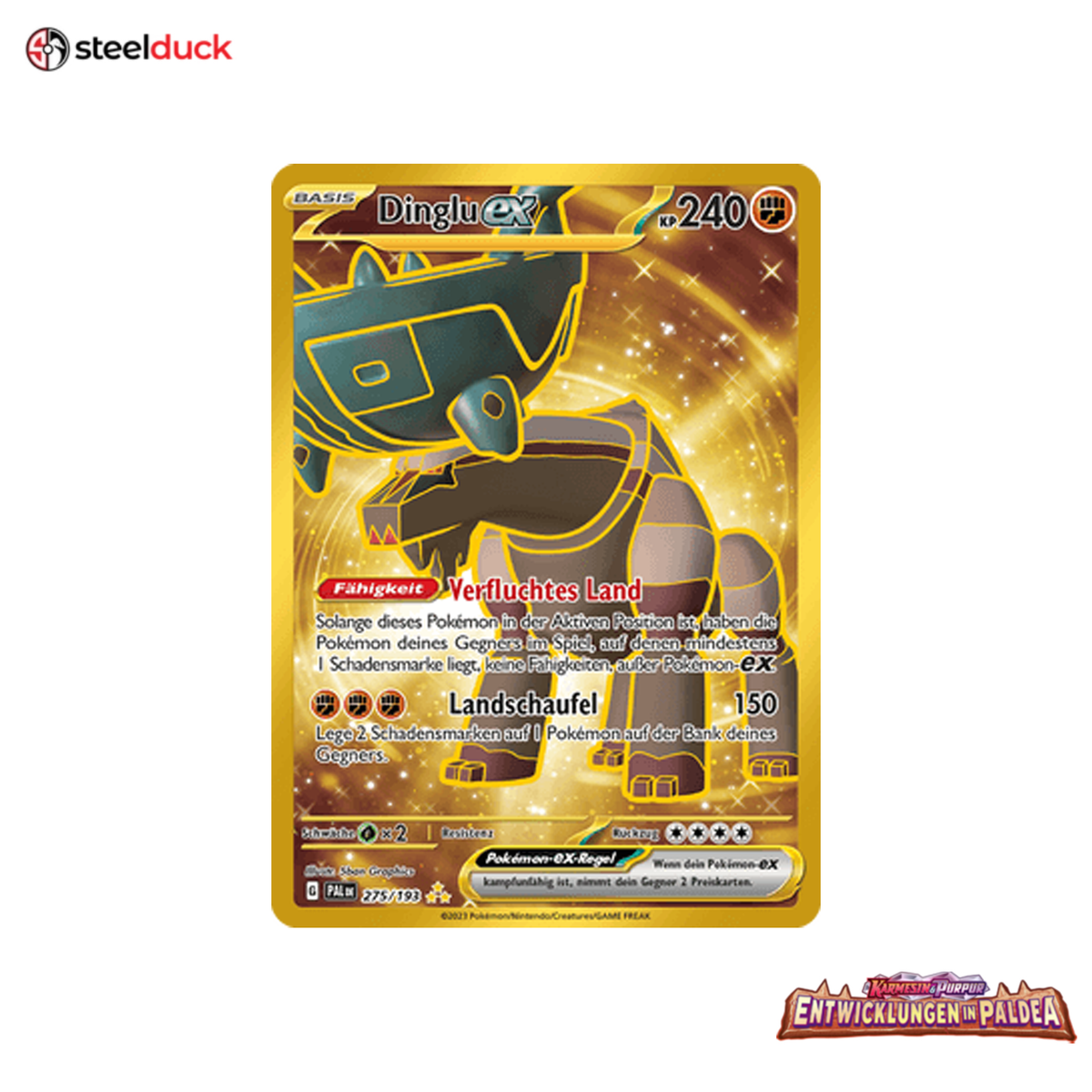 Dinglu ex (275/193) Entwicklungen in Paldea - Secret Rare