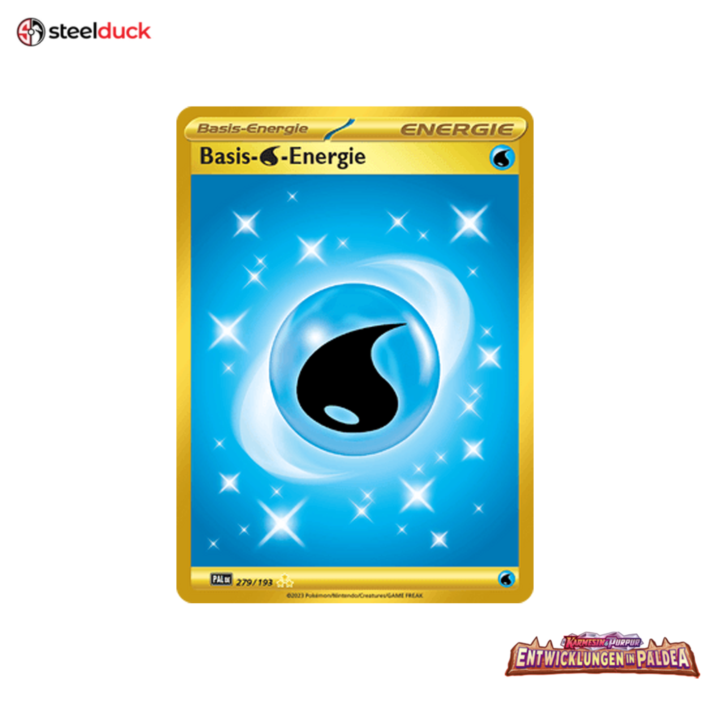 Basis-Wasser-Energie (279/193) Entwicklungen in Paldea - Secret Rare