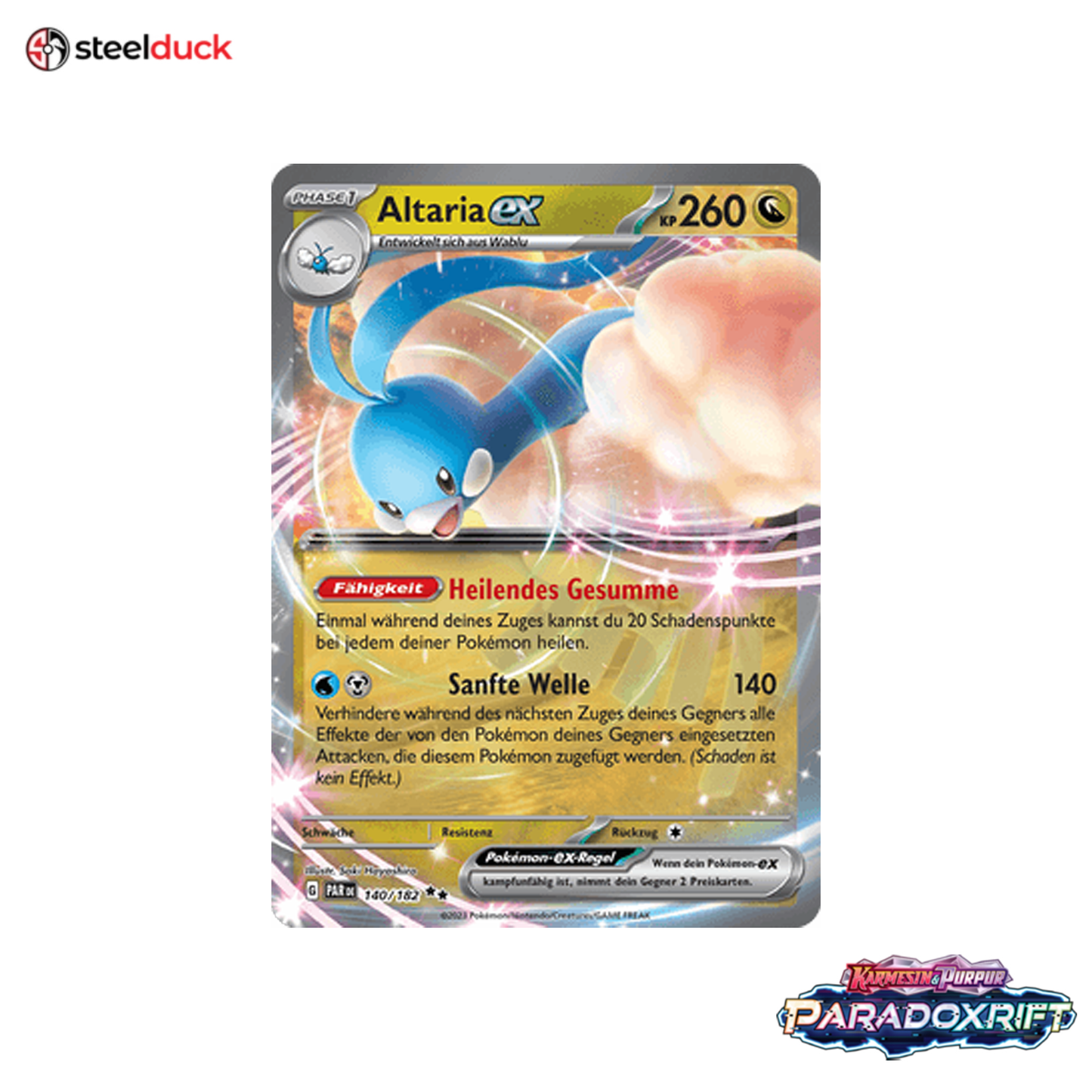 Altaria ex (140/182) Paradoxrift - Double Rare