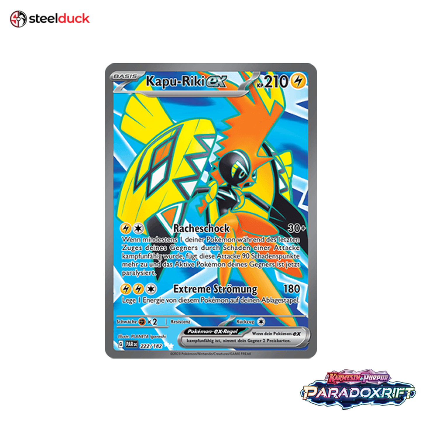 Kapu-Riki ex (222/182) Paradoxrift - Ultra Rare