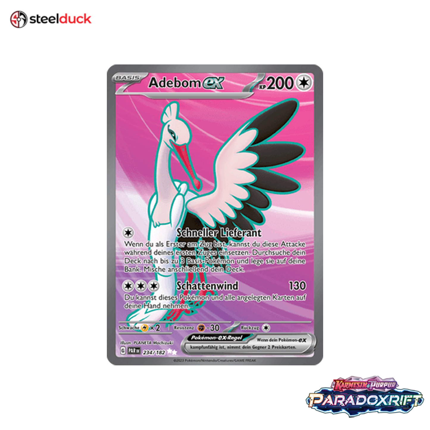 Adebom ex (234/182) Paradoxrift - Ultra Rare