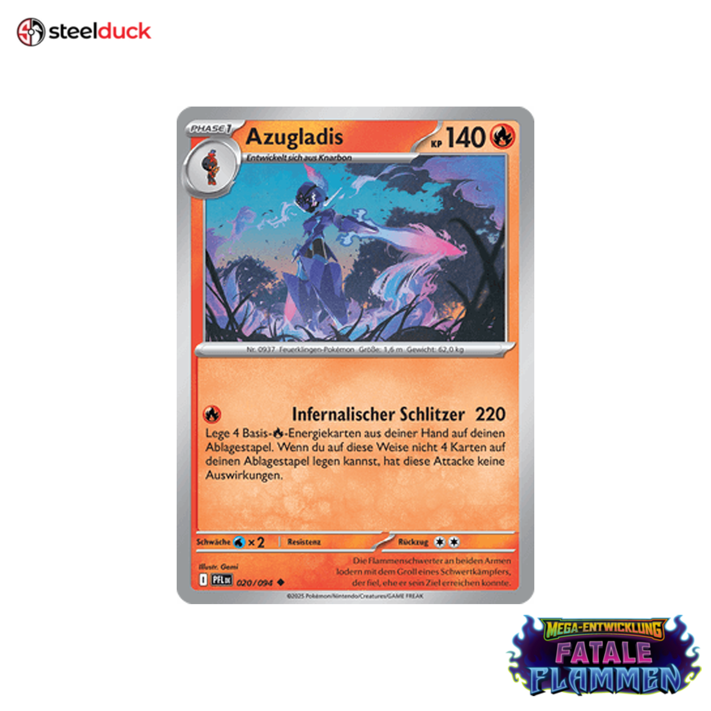 Azugladis (020/094) Fatale Flammen - Uncommon