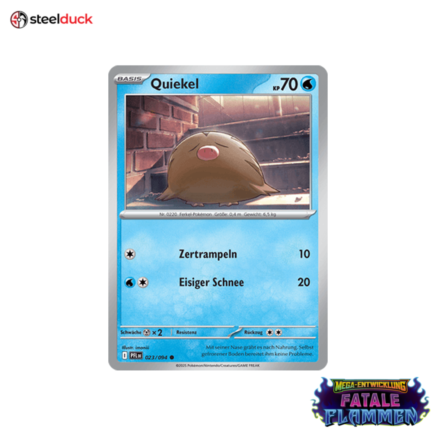 Quiekel (023/094) Fatale Flammen - Common