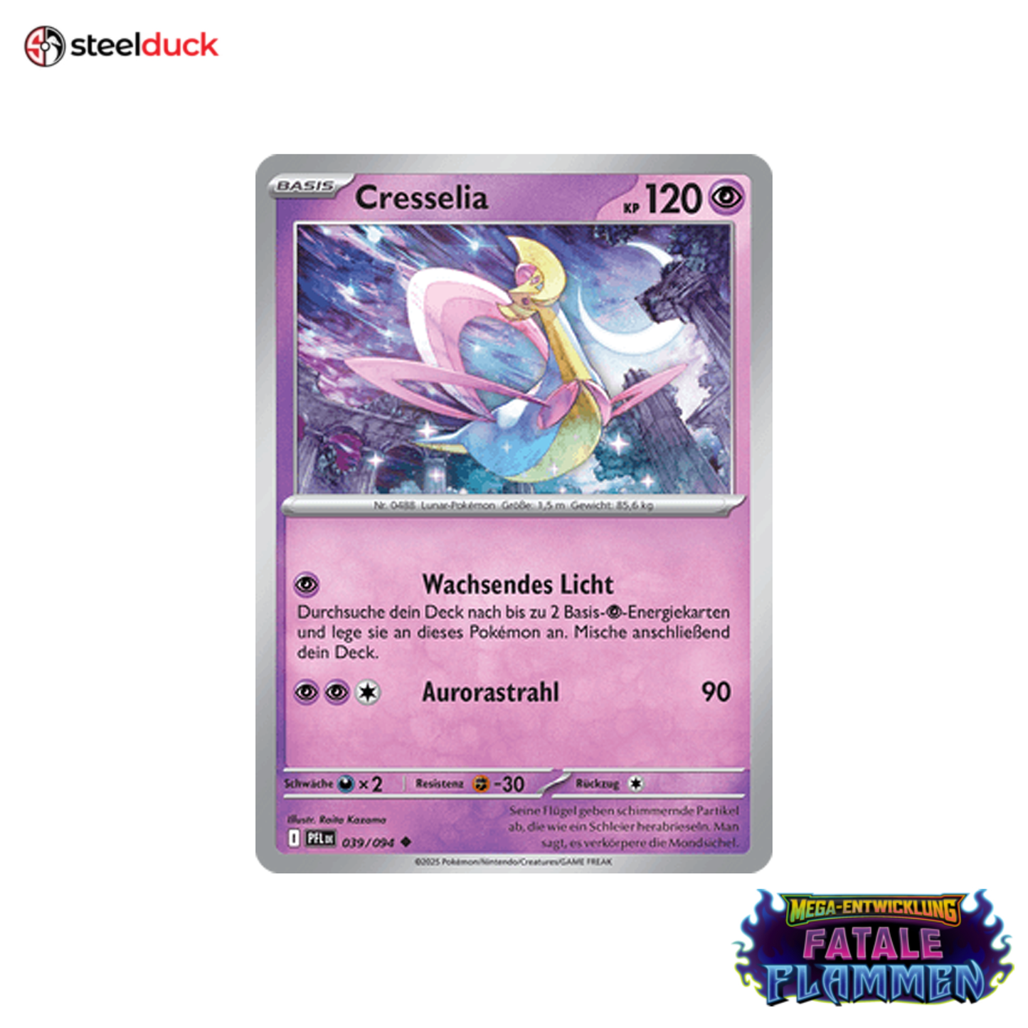 Cresselia (039/094) Fatale Flammen - Uncommon