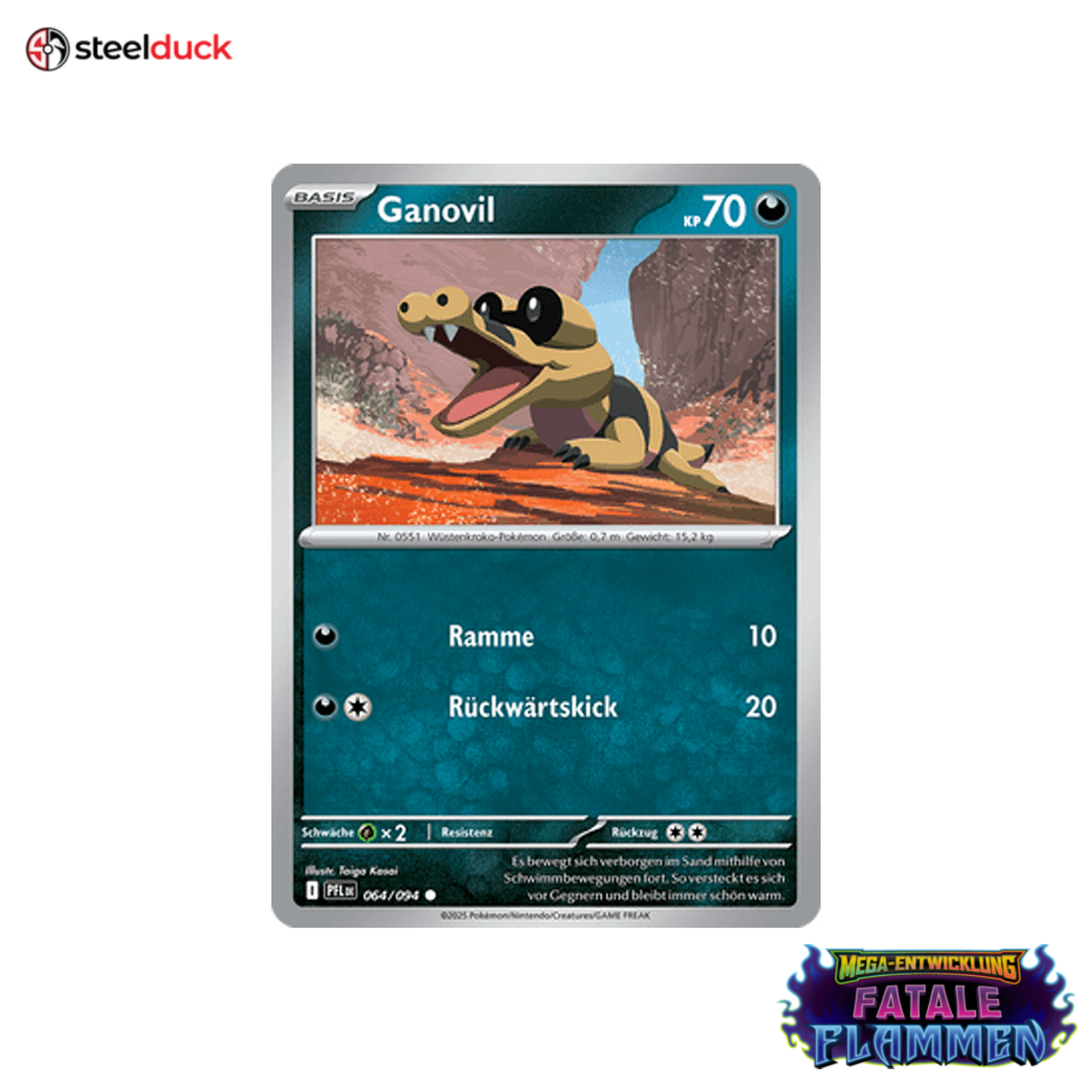 Ganovil (064/094) Fatale Flammen - Common