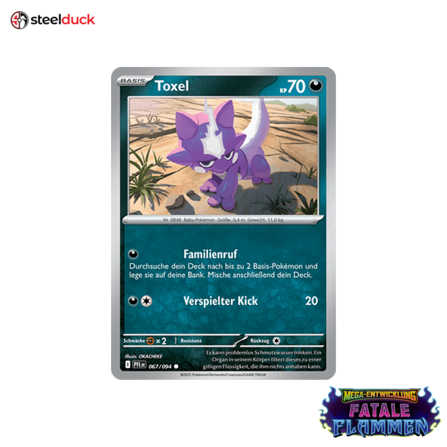 Toxel (067/094) Fatale Flammen - Common