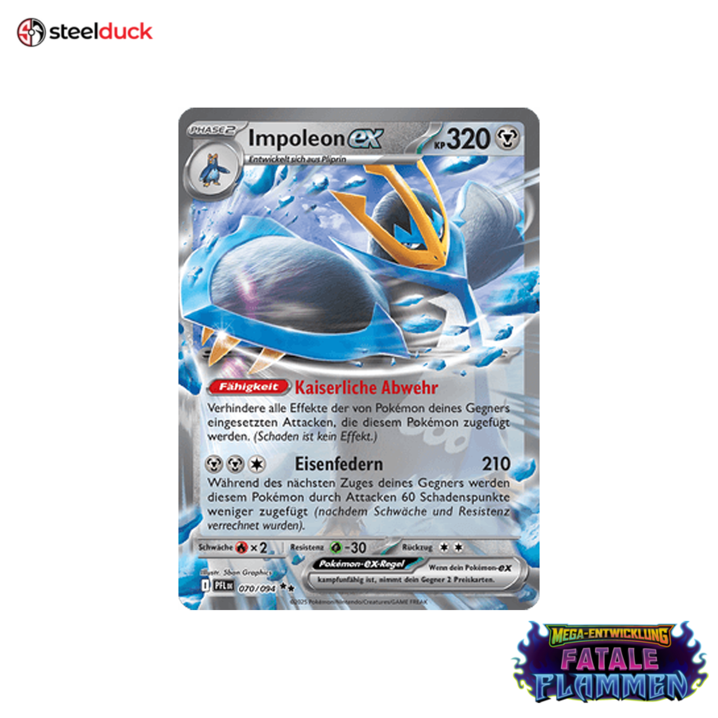 Impoleon ex (070/094) Fatale Flammen - Double Rare