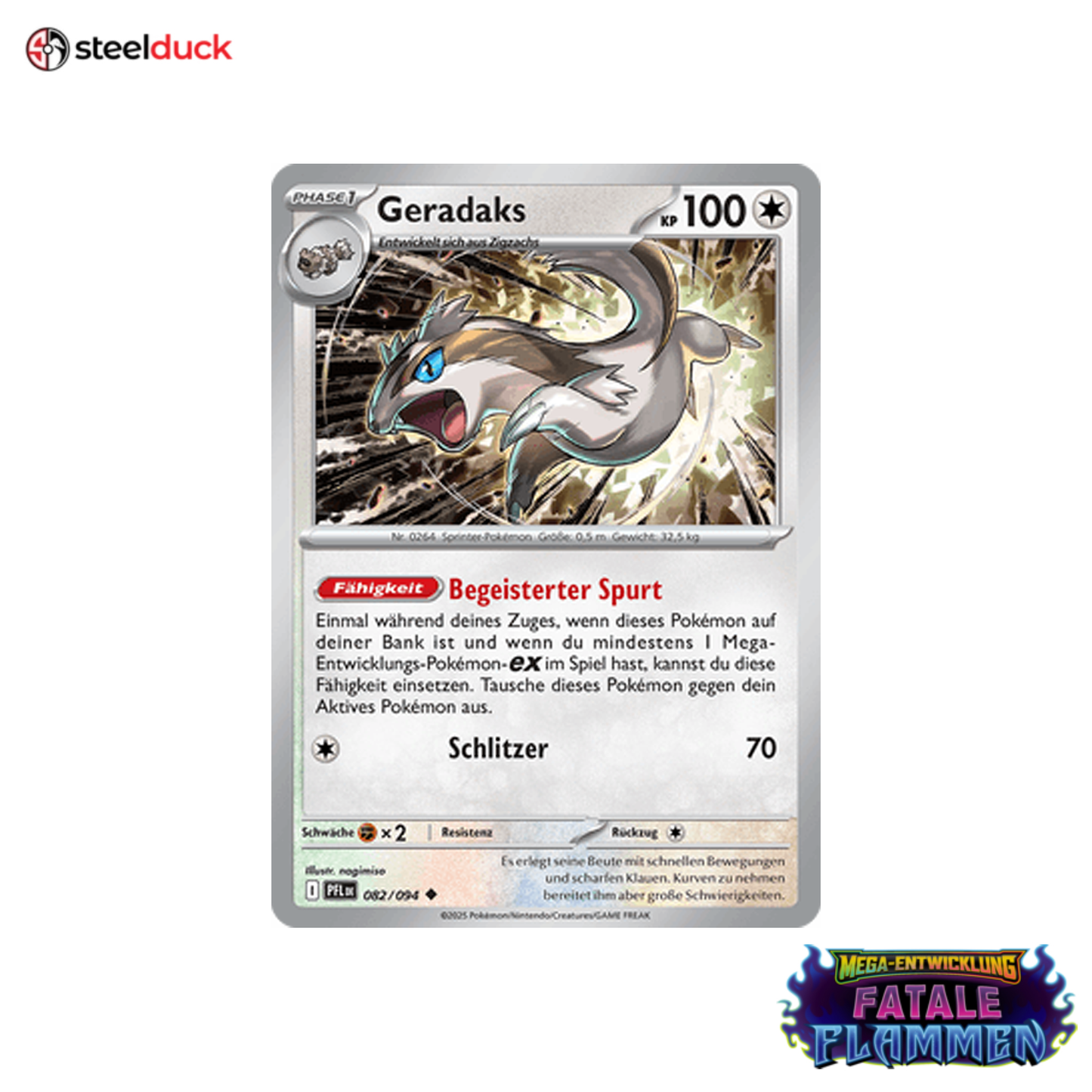 Geradaks (082/094) Fatale Flammen - Uncommon