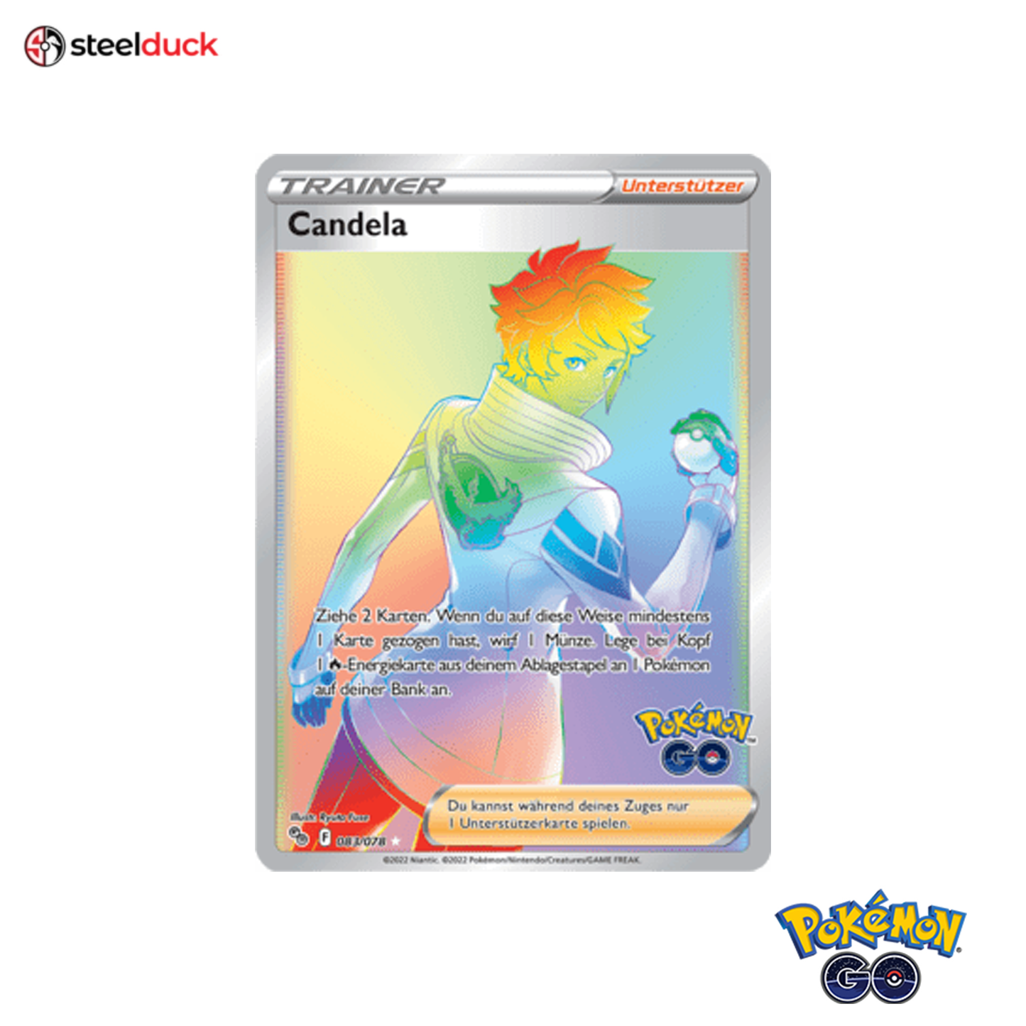 Candela (083/078) Pokémon Go - Rainbow Rare