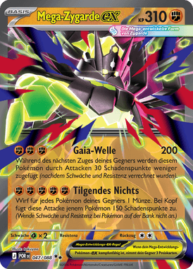 Mega-Zygarde ex (047/088) Optimale Ordnung - Double Rare