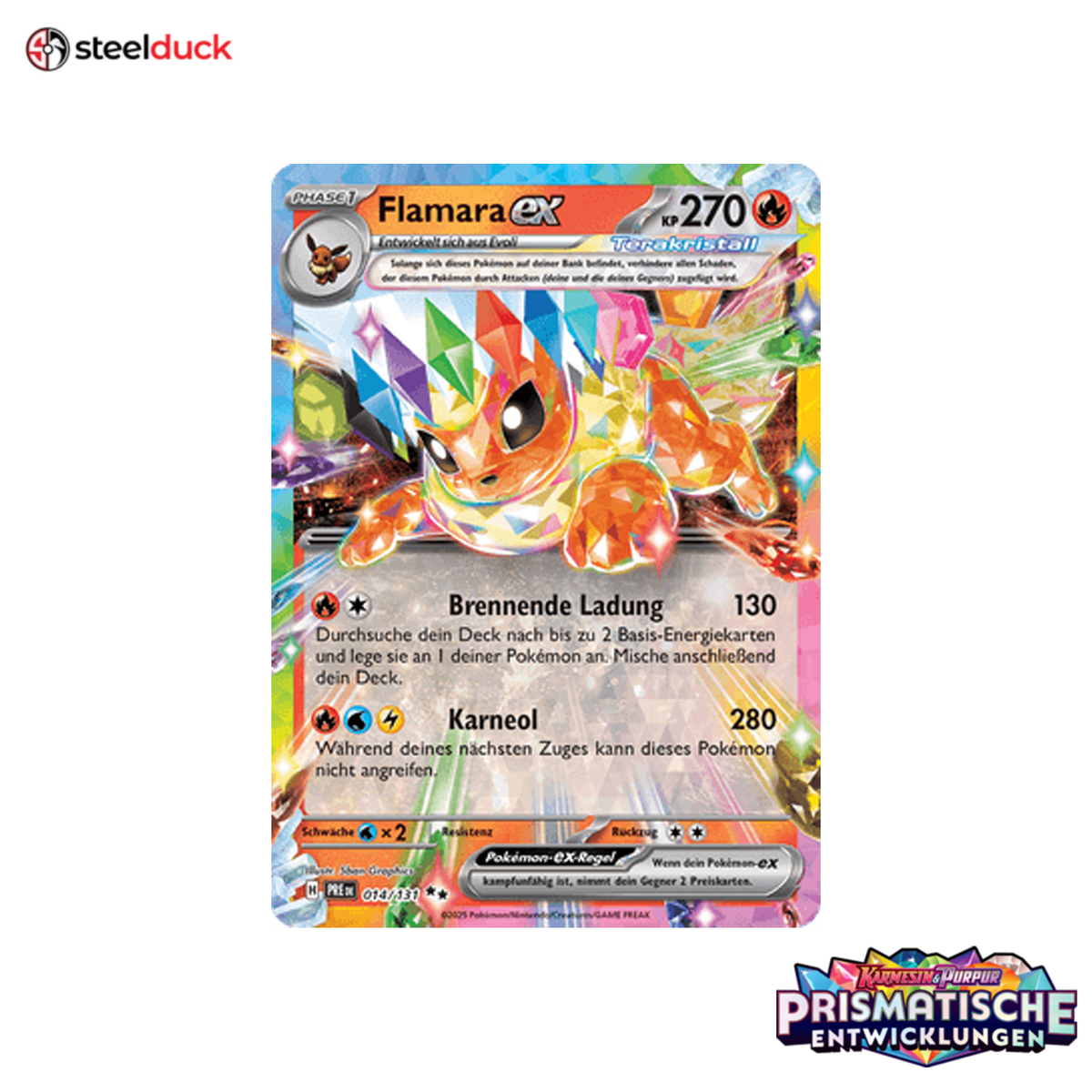 Flamara ex (014/131) Prismatische Entwicklungen - Double Rare