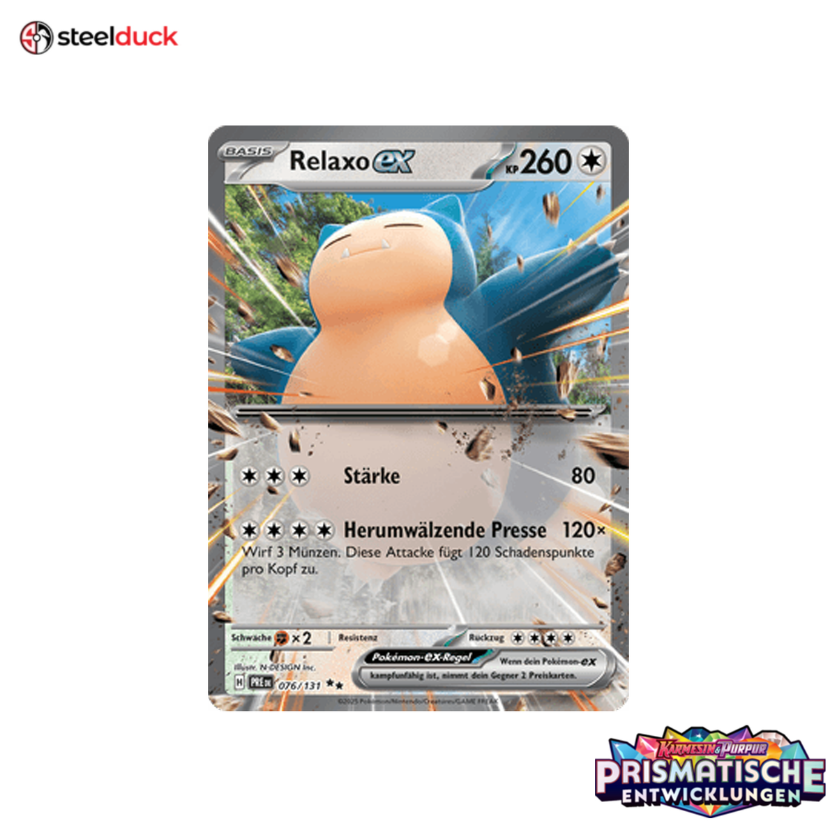 Relaxo ex (076/131) Prismatische Entwicklungen - Double Rare