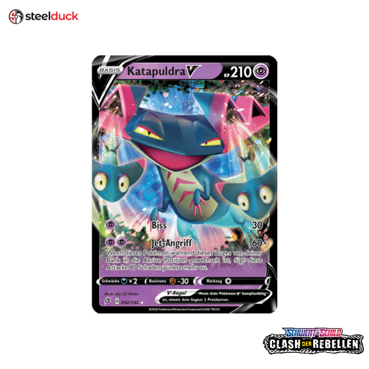 Katapuldra V (092/192) Clash der Rebellen - Holo Rare V