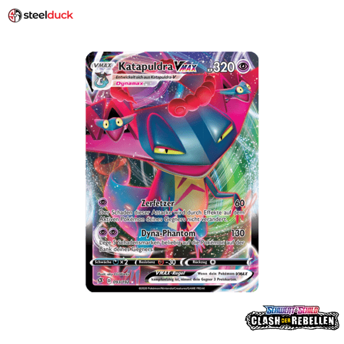 Katapuldra VMAX (093/192) Clash der Rebellen - Holo Rare VMAX