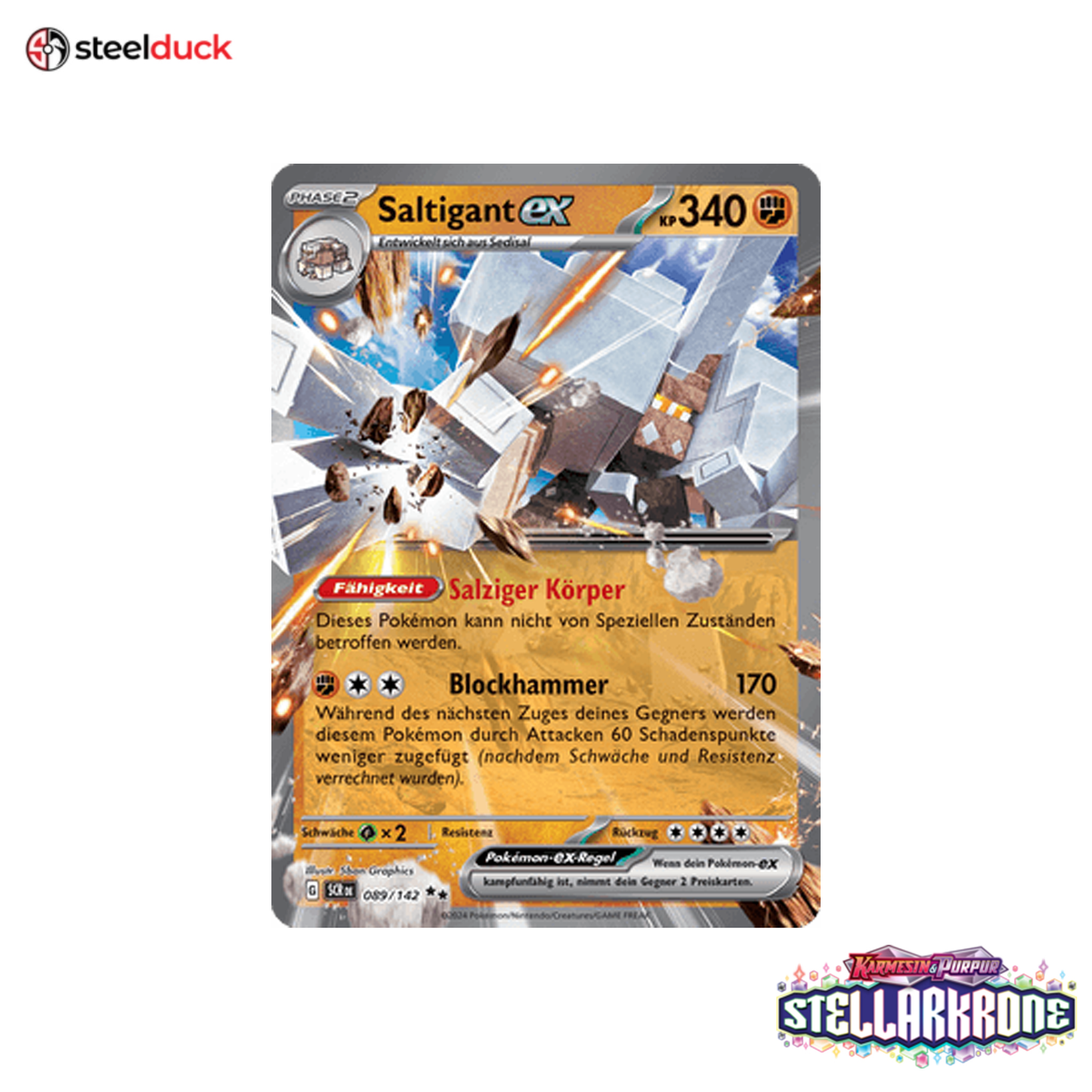 Saltigant ex (089/142) Stellarkrone - Double Rare