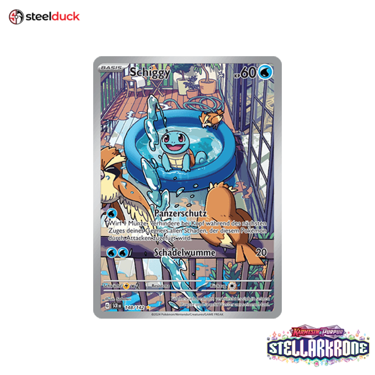 Schiggy (148/142) Stellarkrone - Illustration Rare