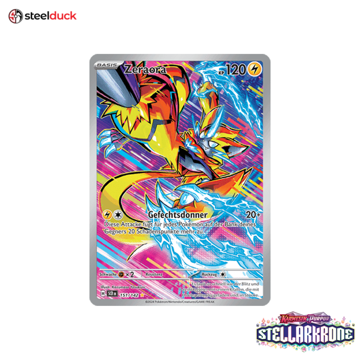 Zeraora (151/142) Stellarkrone - Illustration Rare