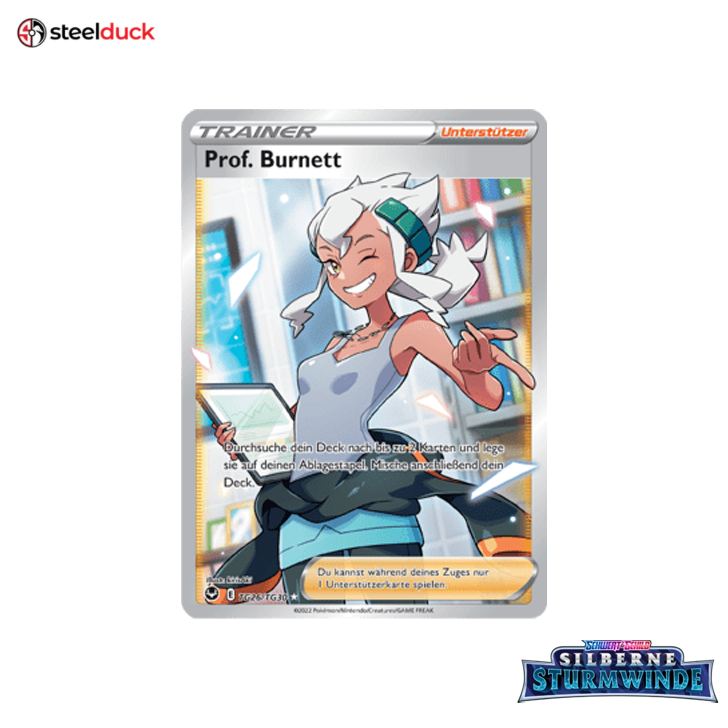 Prof. Burnett (TG26/TG30) Silberne Sturmwinde - Ultra Rare