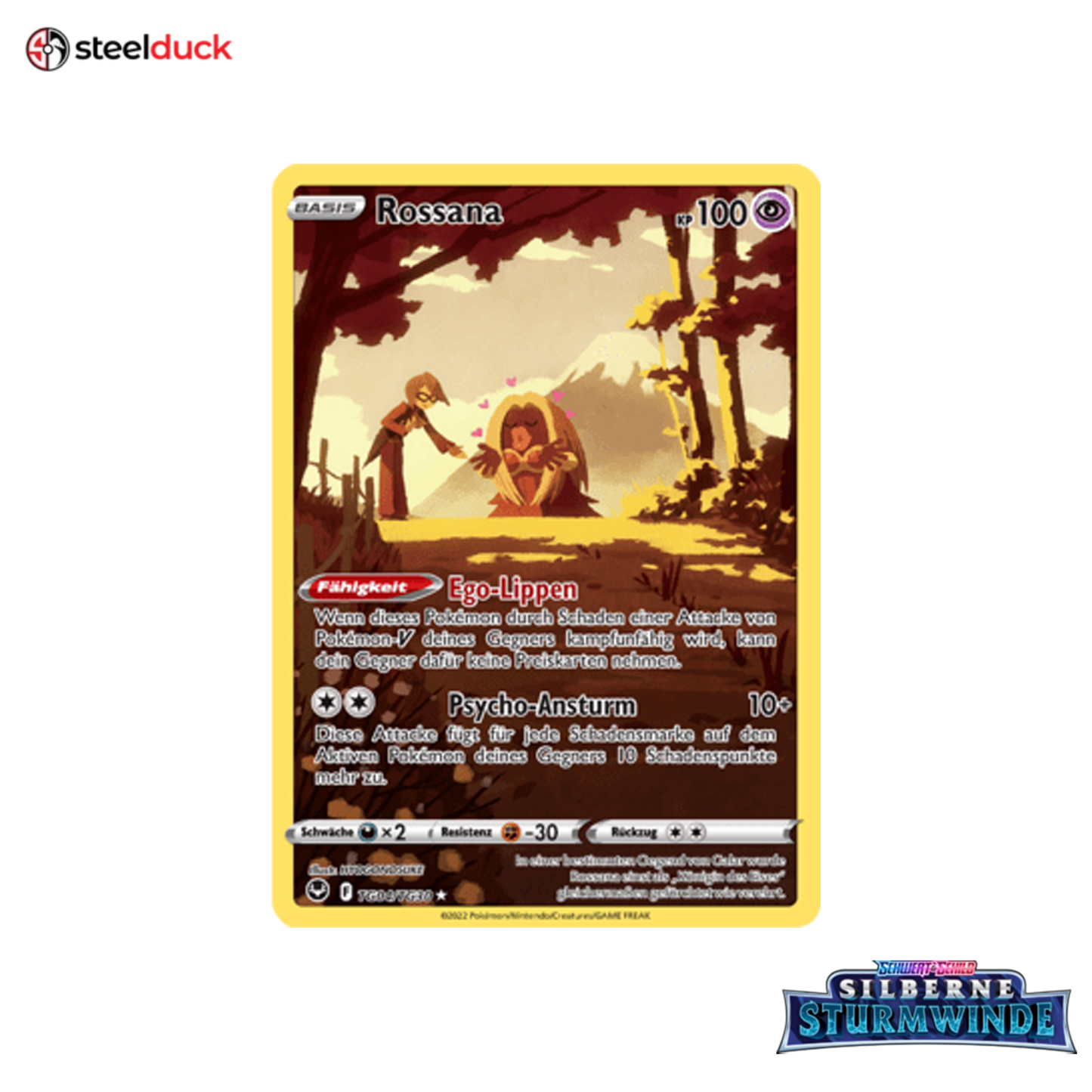 Rossana (TG04/TG30) Silberne Sturmwinde - Trainer Gallery Holo Rare