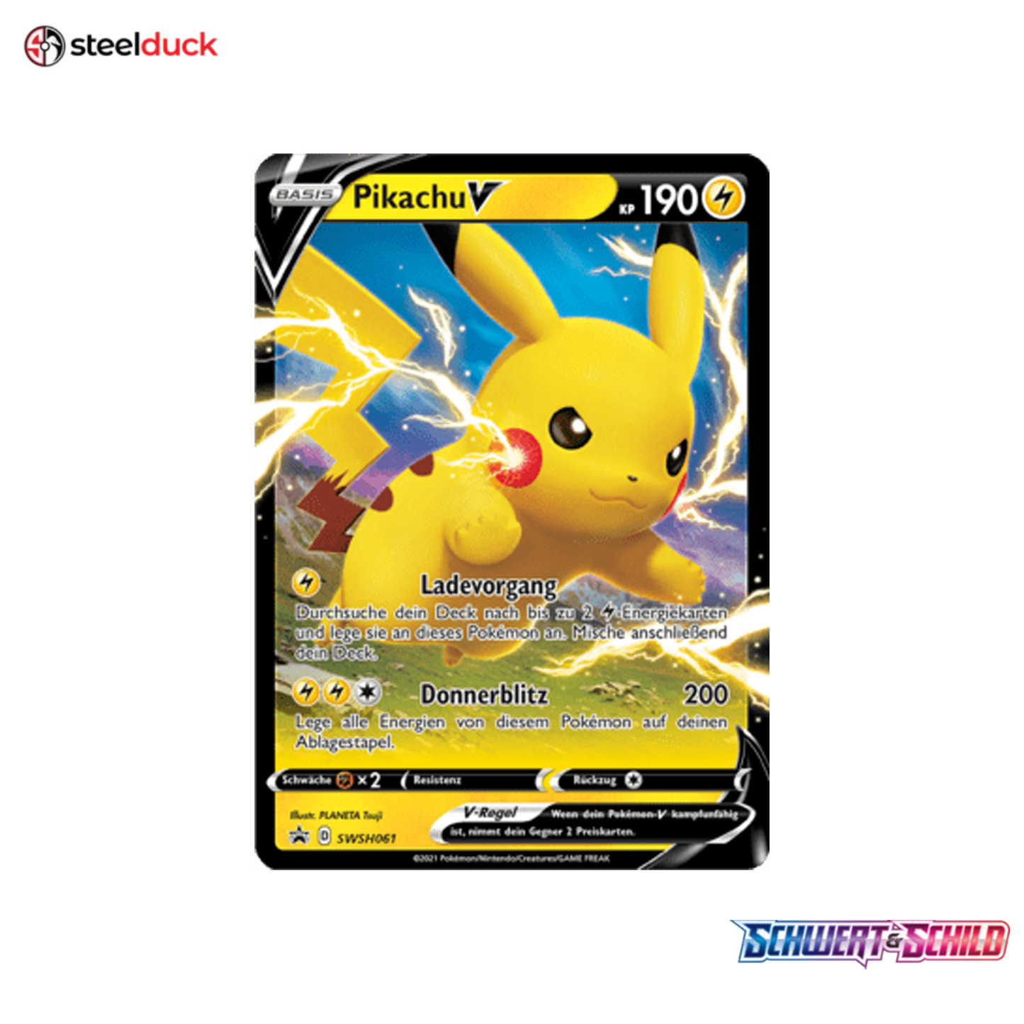 Pikachu V (SWSH061) SWSH Black Star Promos