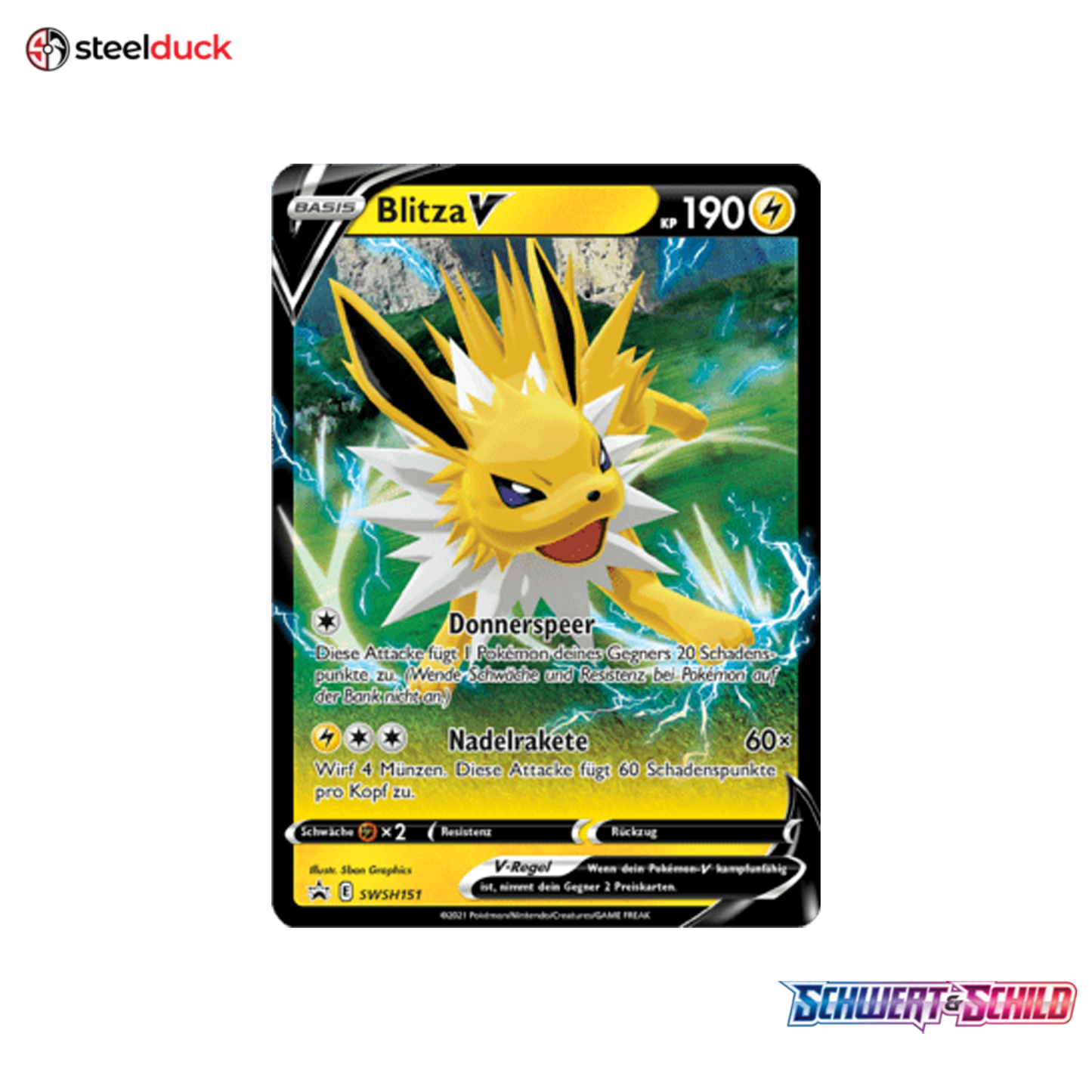 Blitza V (SWSH151) SWSH Black Star Promos