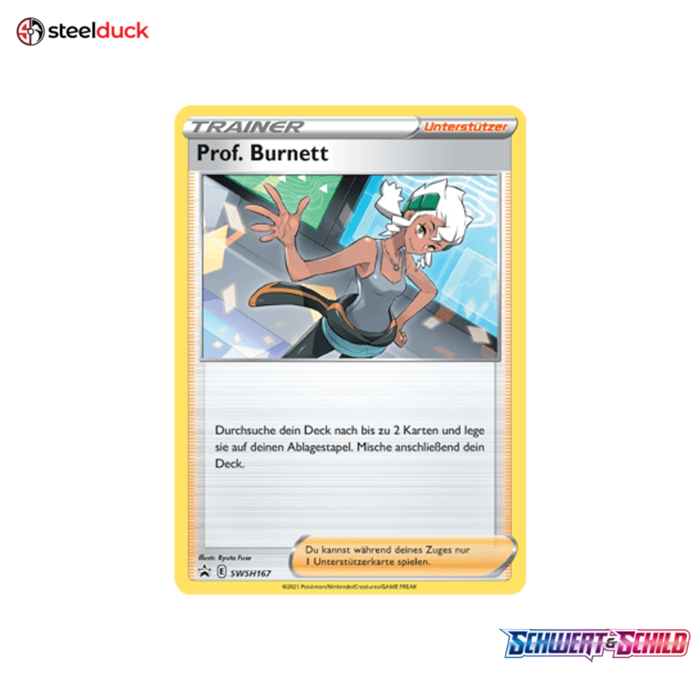 Prof. Burnett (SWSH167) SWSH Black Star Promos