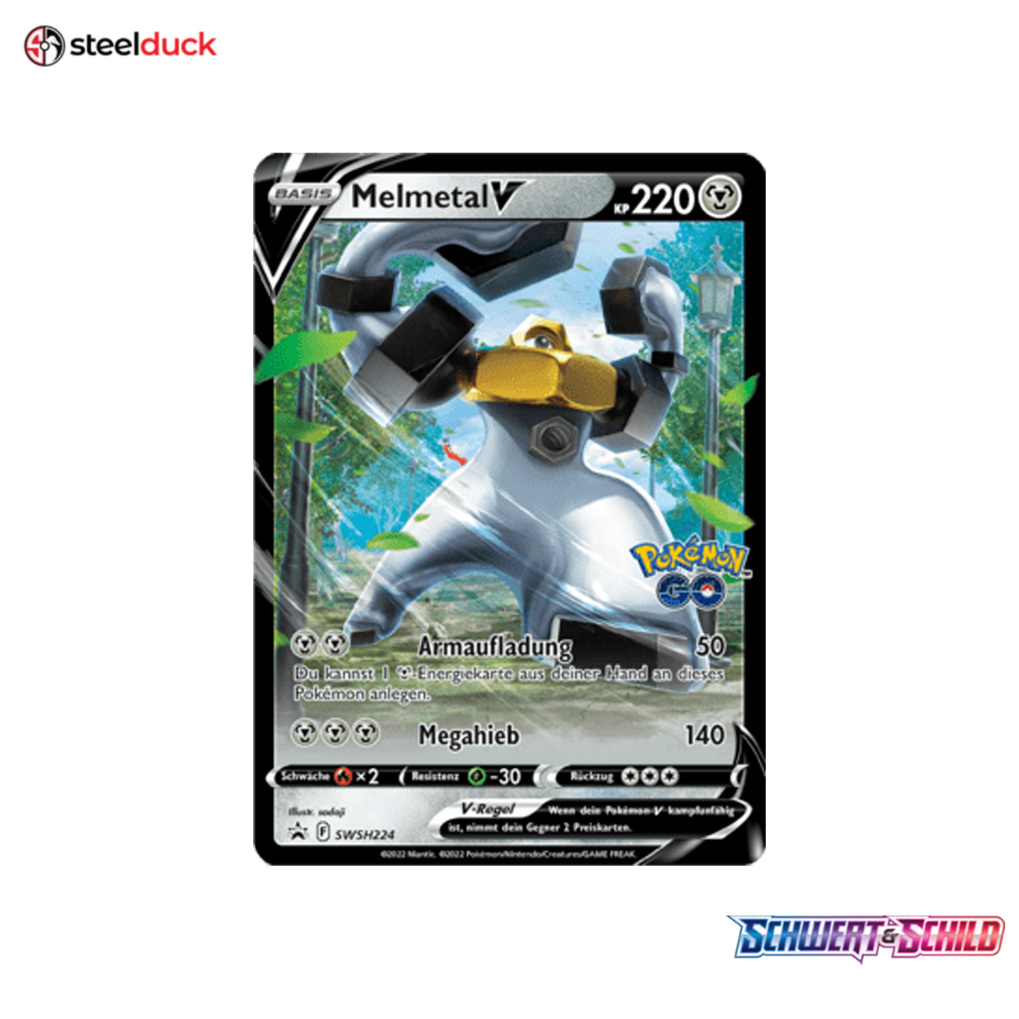 Melmetal V (SWSH224) SWSH Black Star Promos