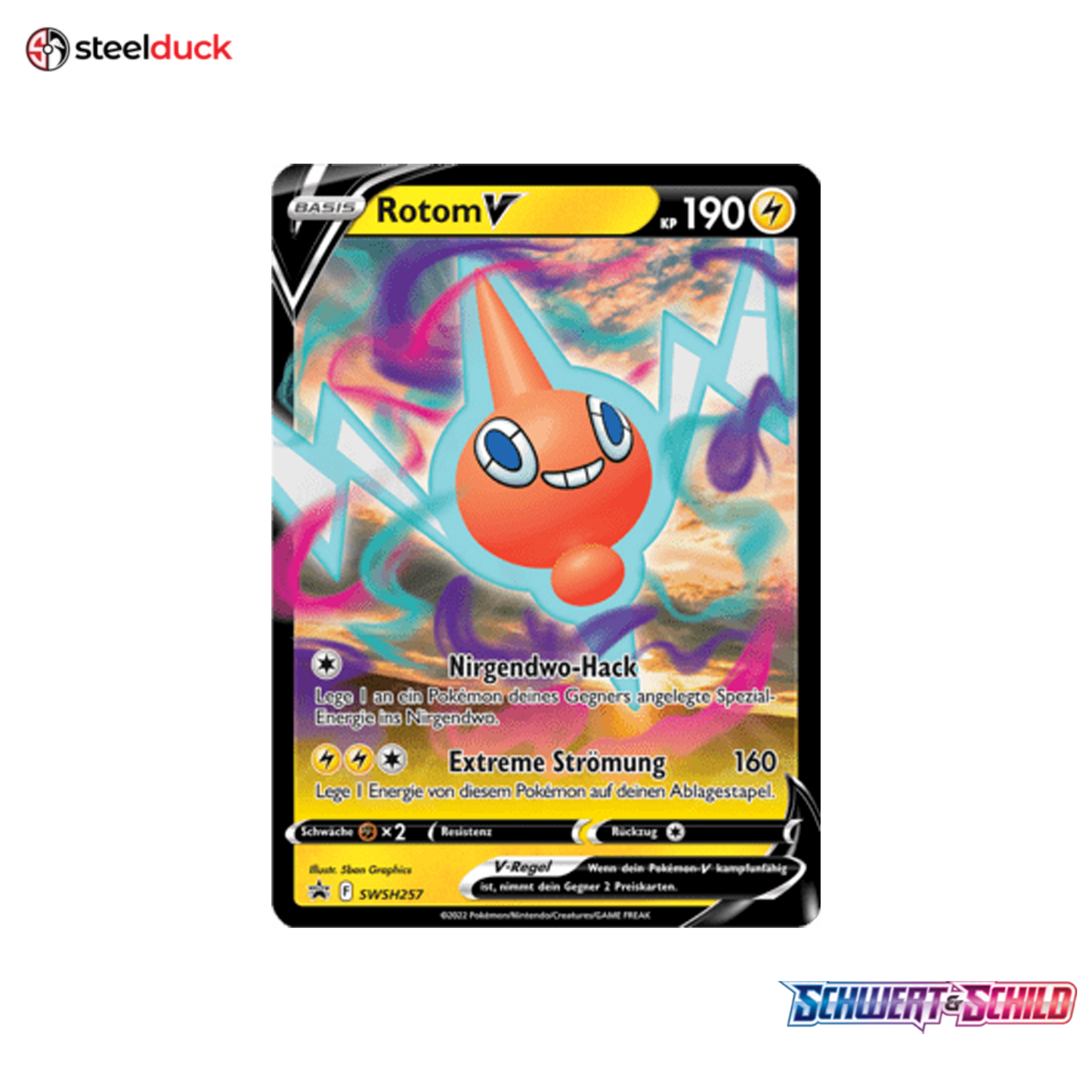 Rotom V (SWSH257) SWSH Black Star Promos