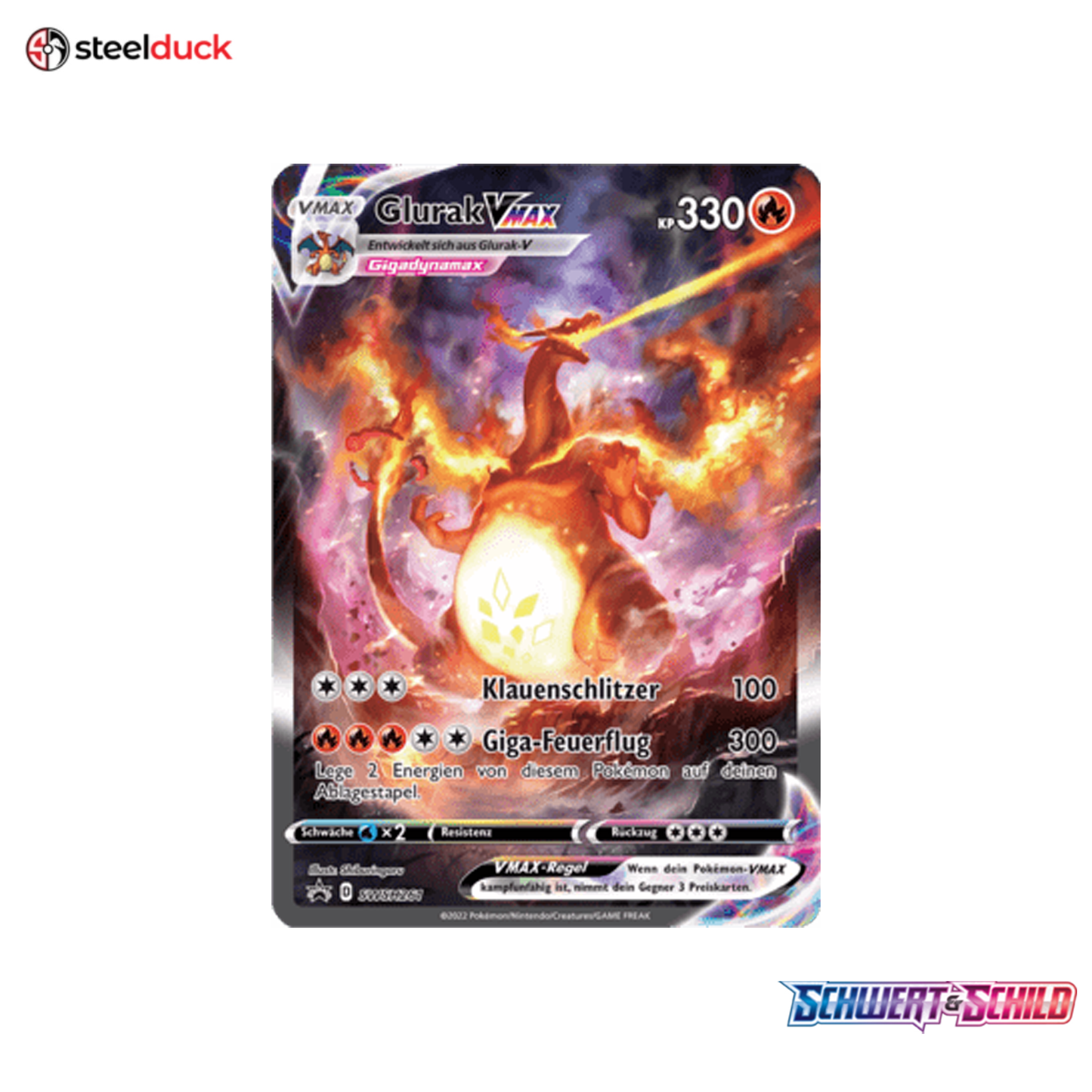 Glurak VMAX (SWSH261) SWSH Black Star Promos