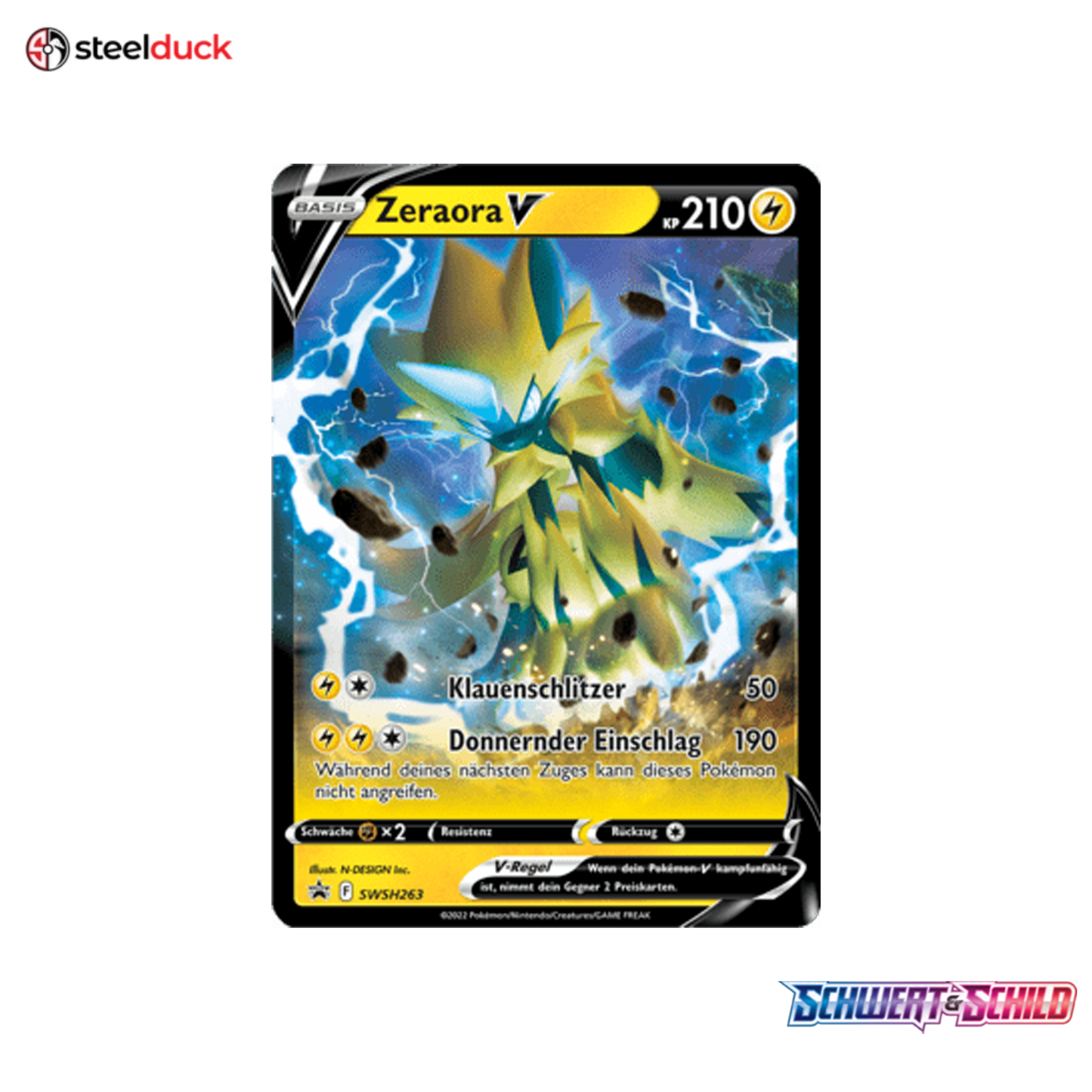 Zeraora V (SWSH263) SWSH Black Star Promos