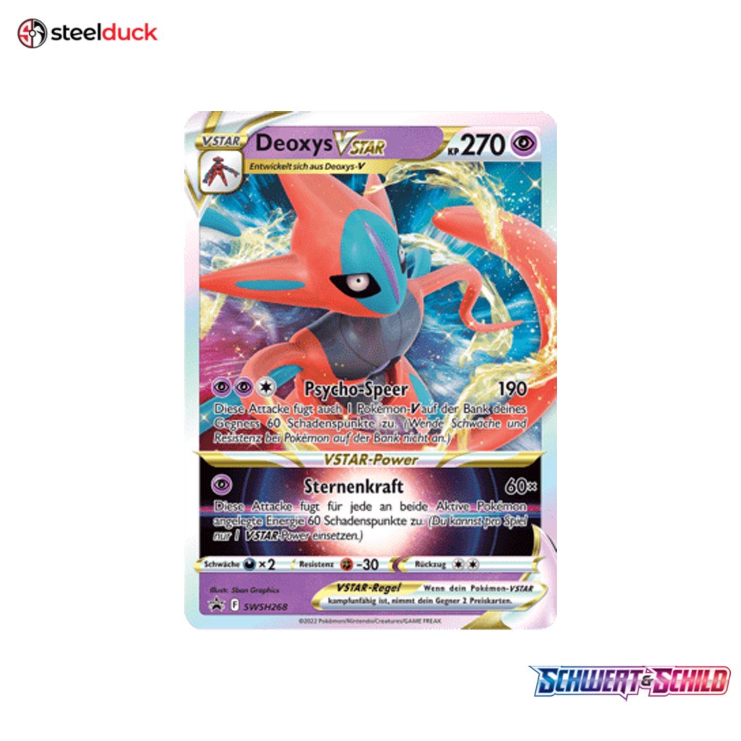 Deoxys VSTAR (SWSH268) SWSH Black Star Promos