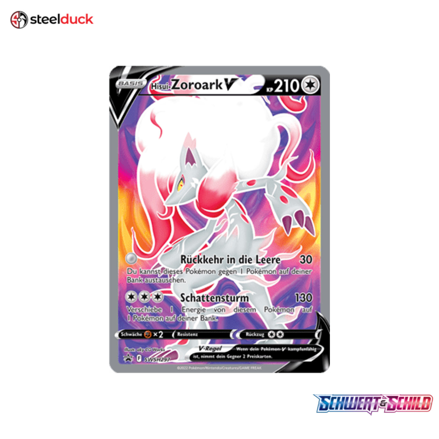 Hisui-Zoroark V (SWSH297) SWSH Black Star Promos