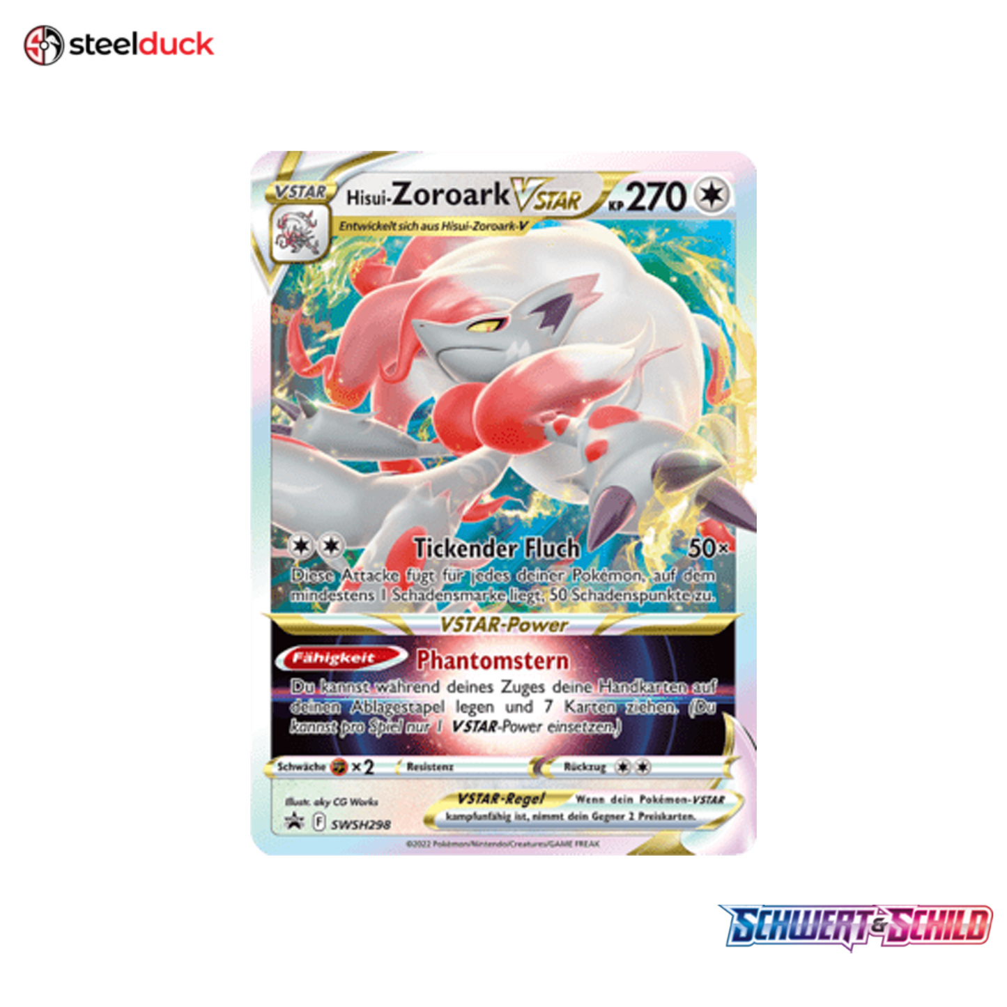 Hisui-Zoroark VSTAR (SWSH298) SWSH Black Star Promos