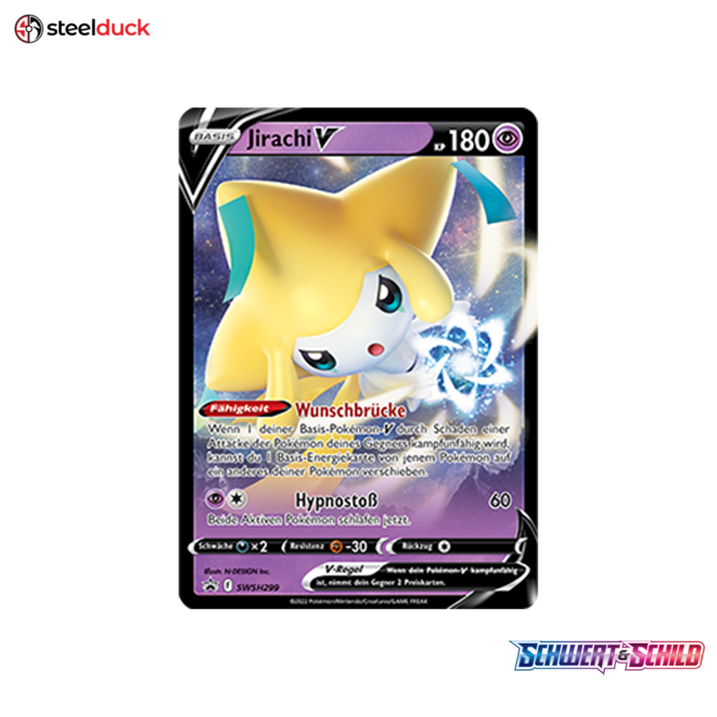 Jirachi V (SWSH299) SWSH Black Star Promos