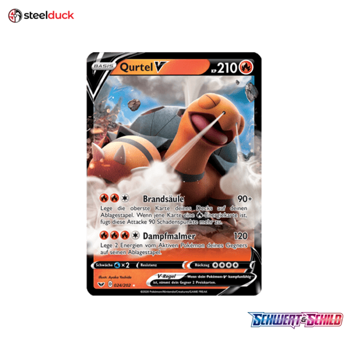 Qurtel V (024/202) Schwert & Schild - Holo Rare V