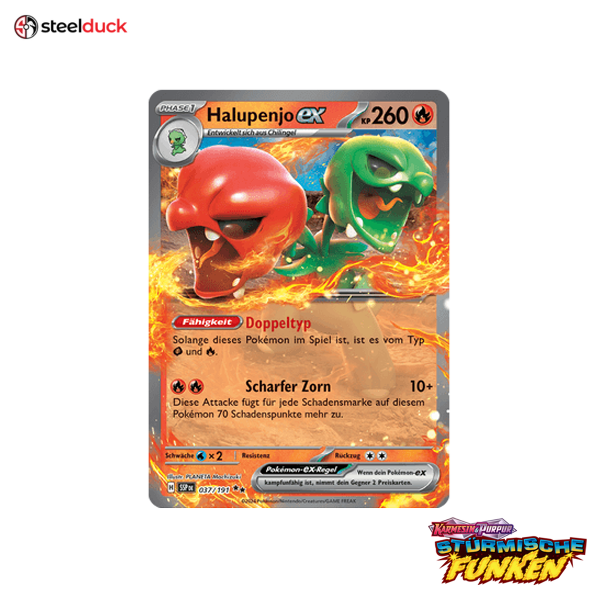 Halupenjo ex (037/191) Stürmische Funken - Double Rare