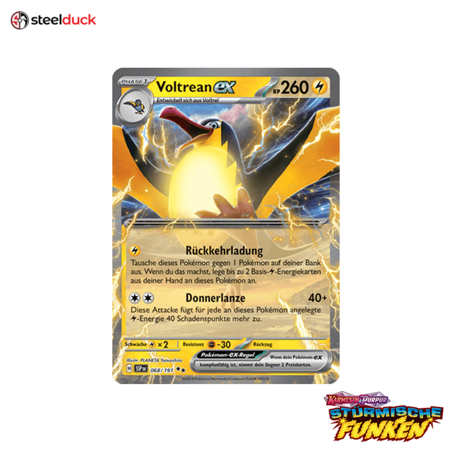 Voltrean ex (068/191) Stürmische Funken - Double Rare