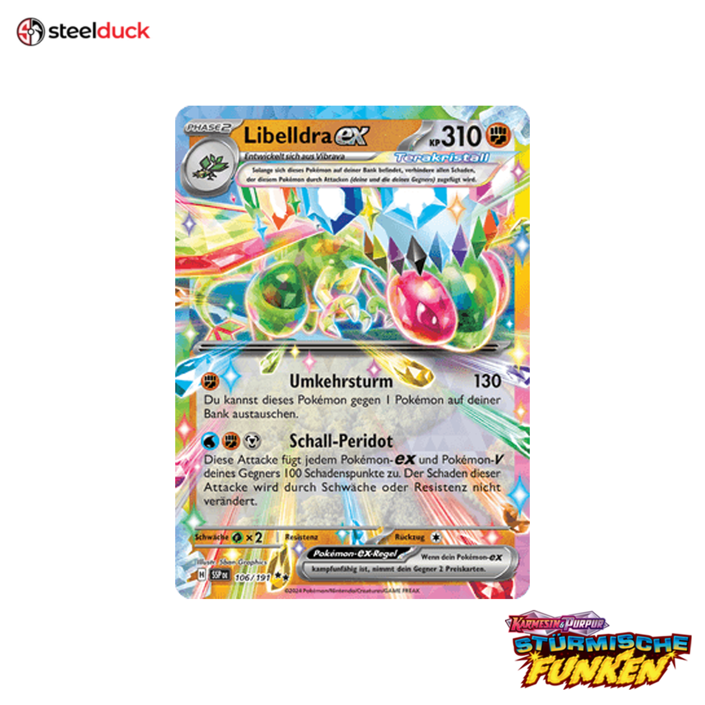 Libelldra ex (106/191) Stürmische Funken - Double Rare