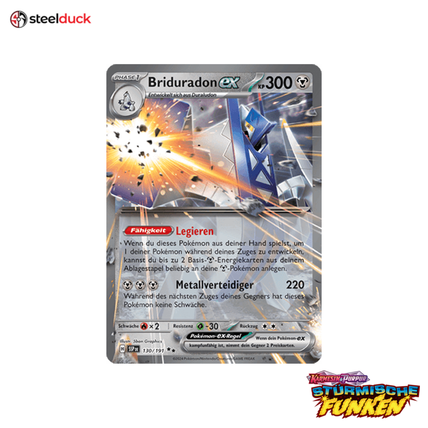 Briduradon ex (130/191) Stürmische Funken - Double Rare