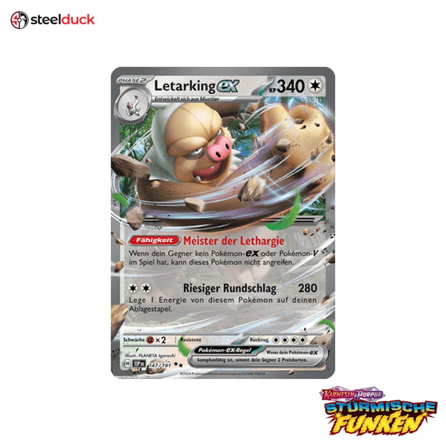 Letarking ex (147/191) Stürmische Funken - Double Rare