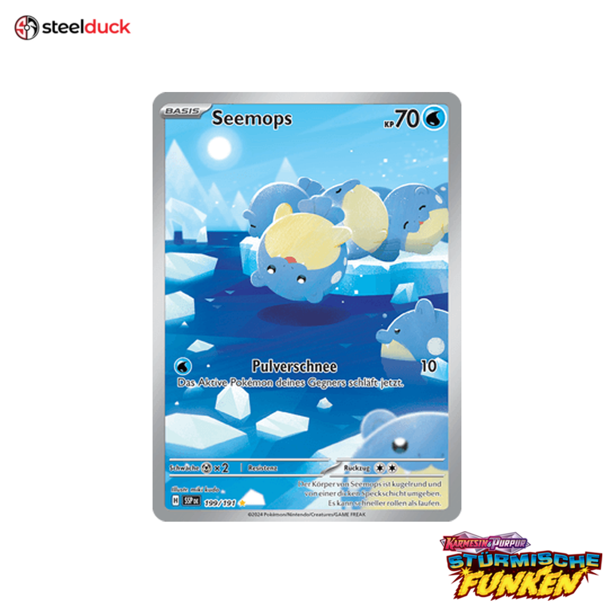 Seemops (199/191) Stürmische Funken - Illustration Rare
