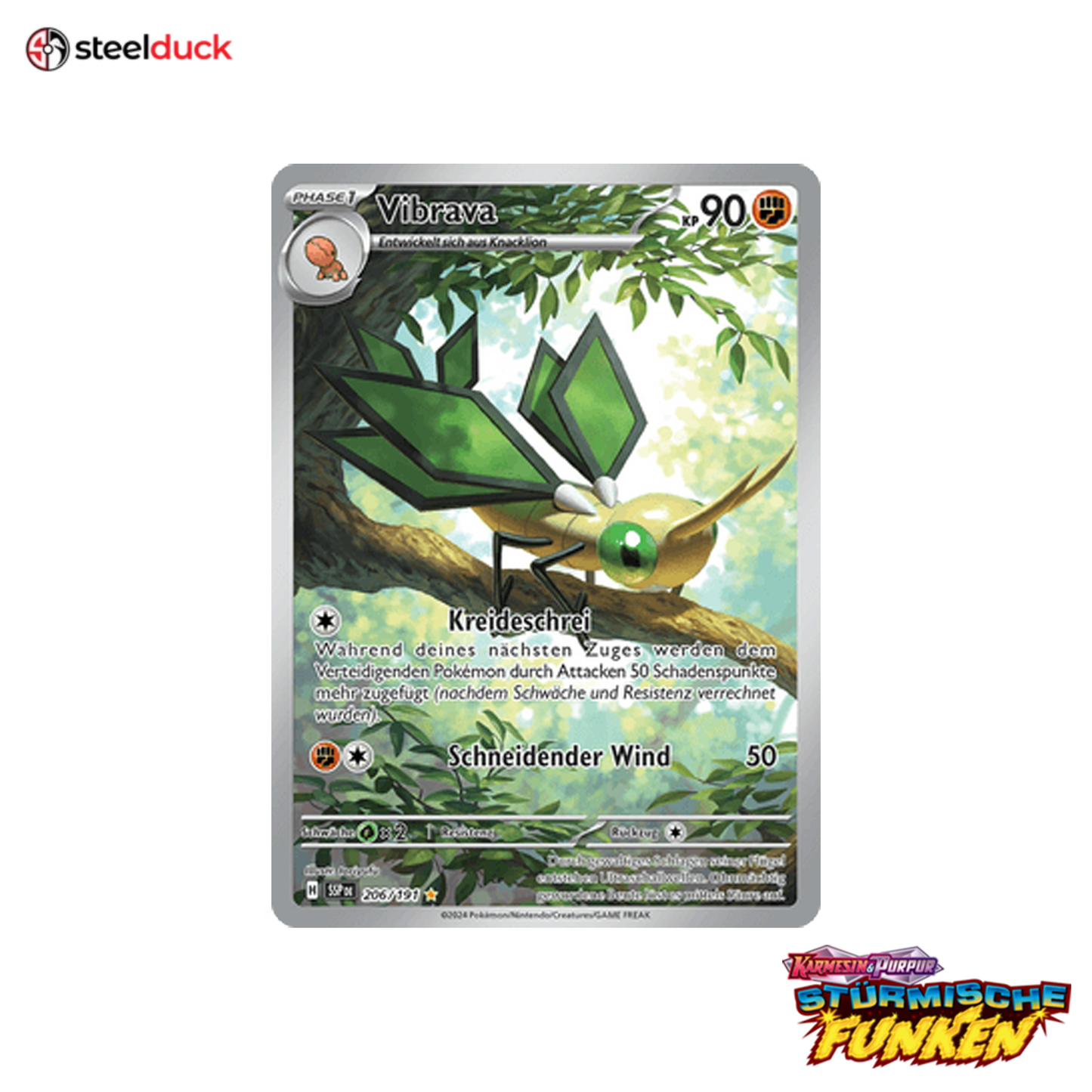 Vibrava (206/191) Stürmische Funken - Illustration Rare