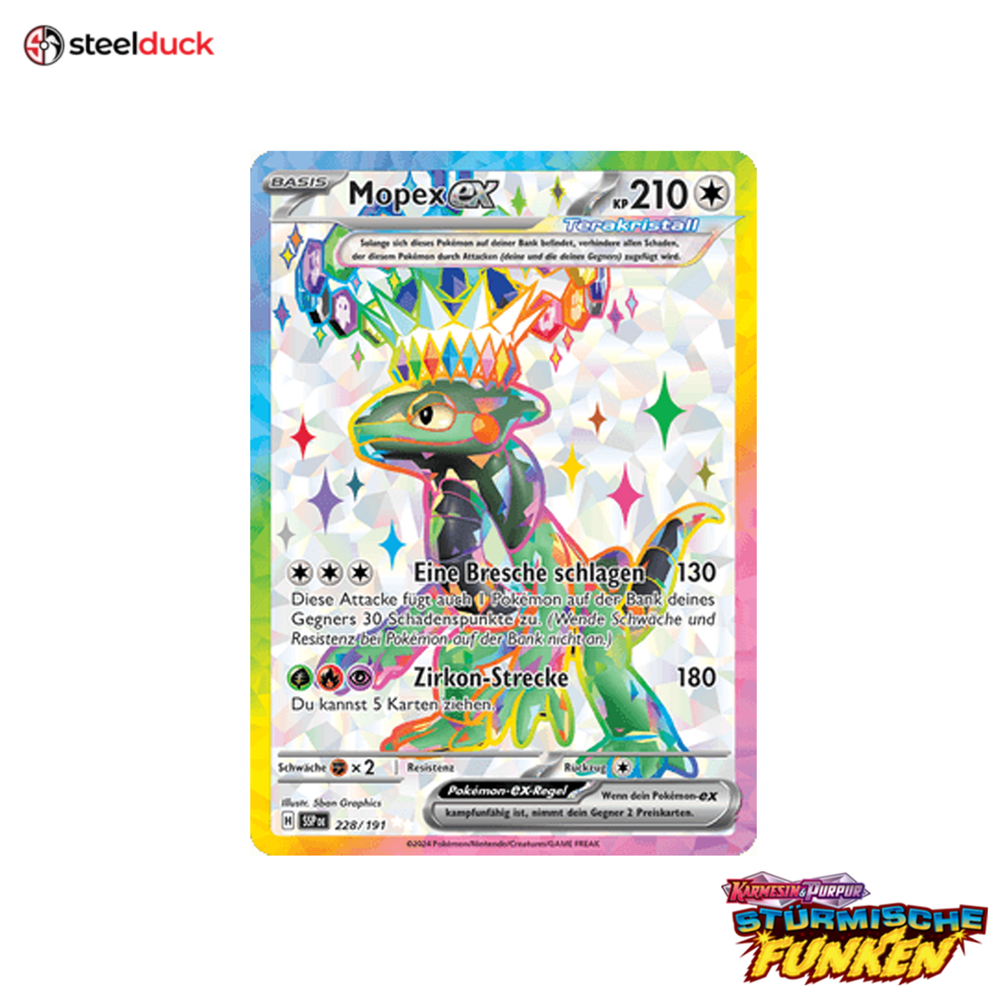Mopex ex (228/191) Stürmische Funken - Ultra Rare