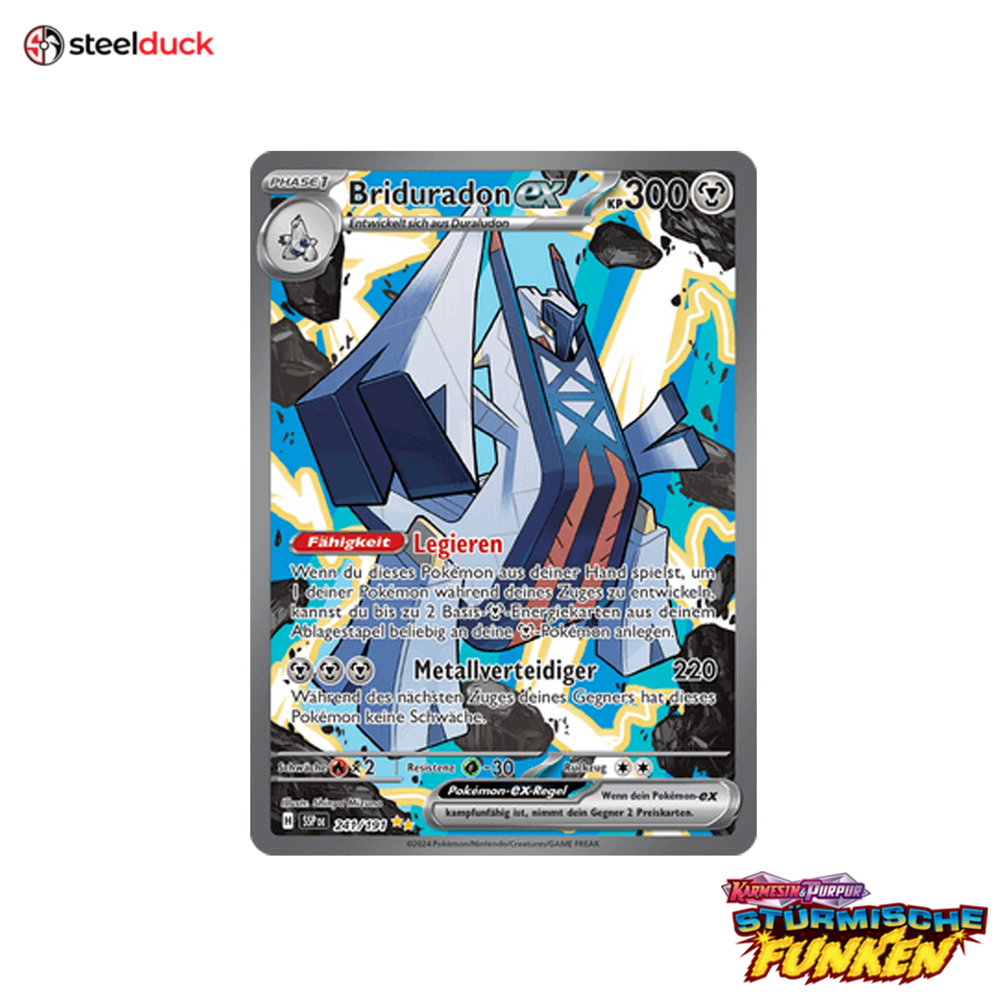 Briduradon ex (241/191) Stürmische Funken - Special Illustration Rare