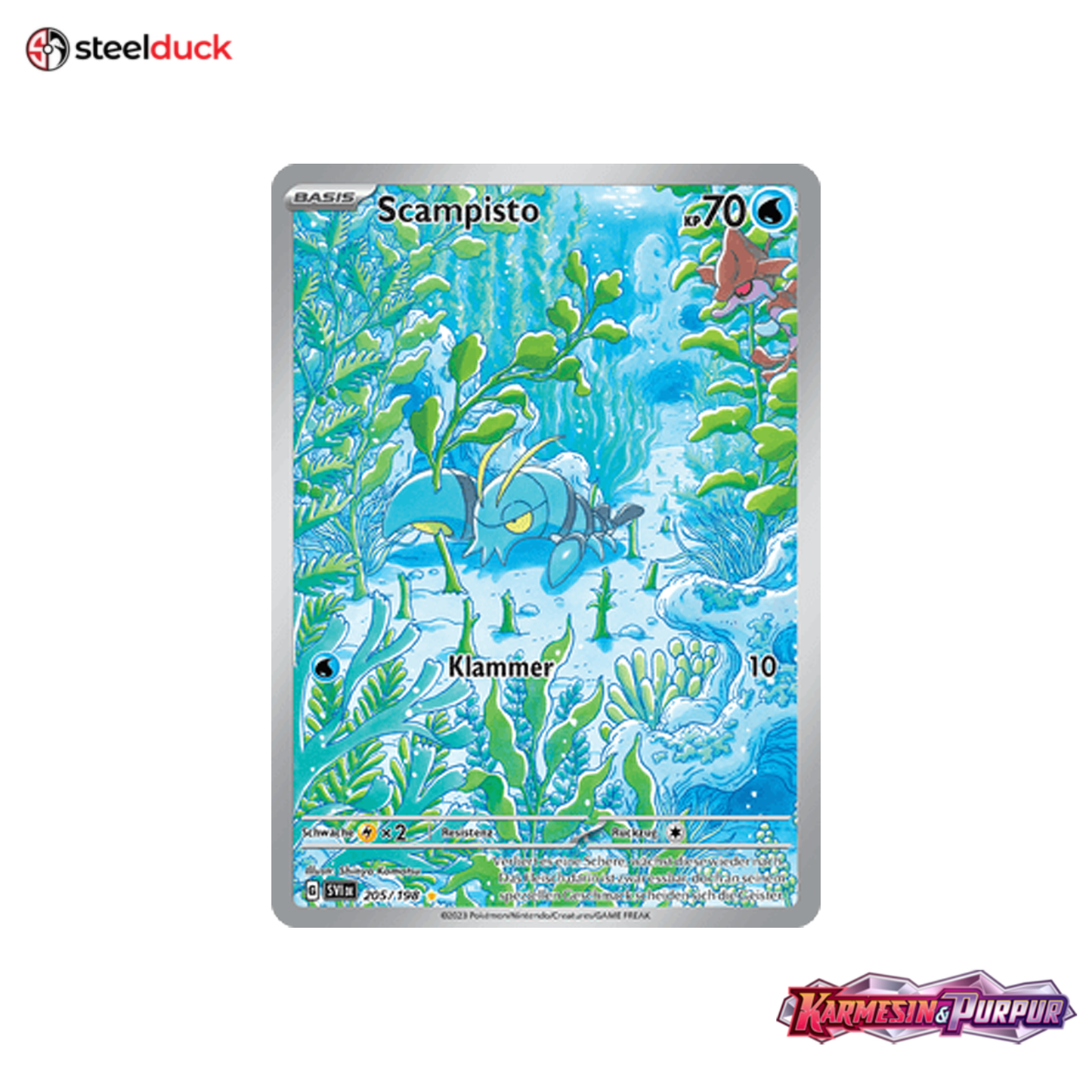 Scampisto (205/198) Karmesin & Purpur - Illustration Rare